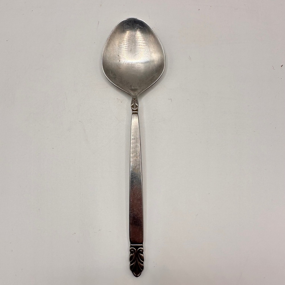 International Stainless Deluxe Norse Nordic Soup Spoon Vintage Silverware